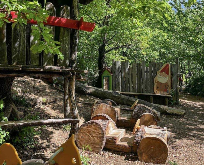 Giocabosco Educational Park near Lake Garda offers interactive learning experiences for children, featuring themed trails, activities, and nature exploration.