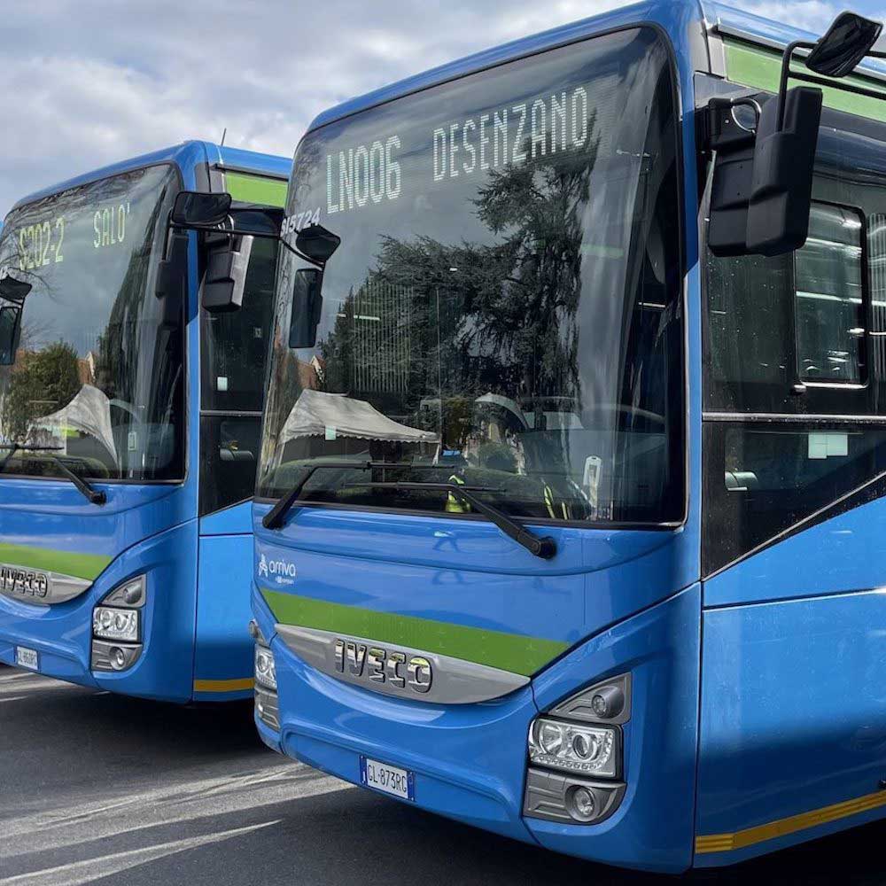 Bus from Desenzano del Garda to Salo.