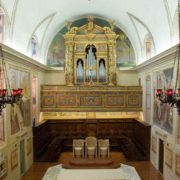 Inside the church of the Madonna del Frassino Sanctuary in Peschiera del Garda.